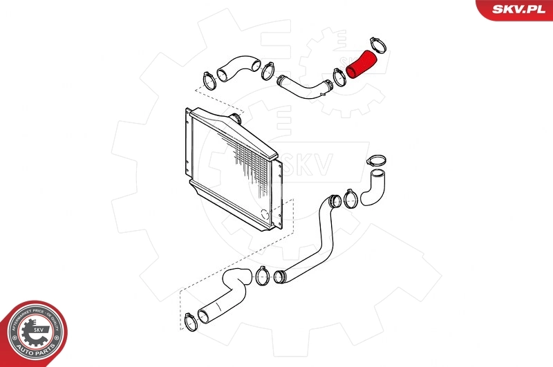 Charge Air Hose 24SKV884