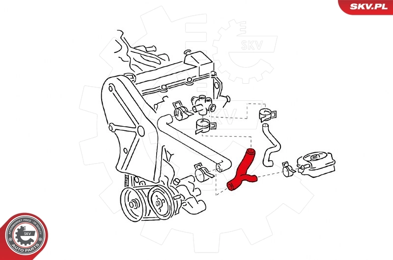 Radiator Hose 24SKV326