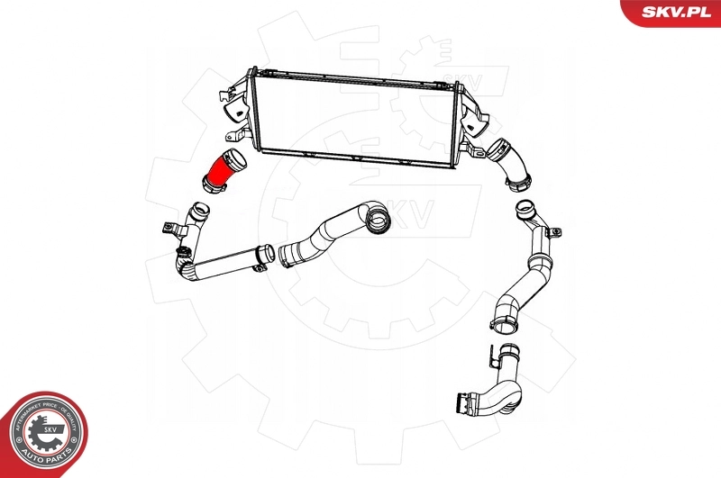 ESEN SKV 43SKV367 Charge Air Hose