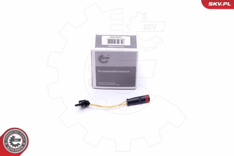 Warning Contact, brake pad wear 17SKV560