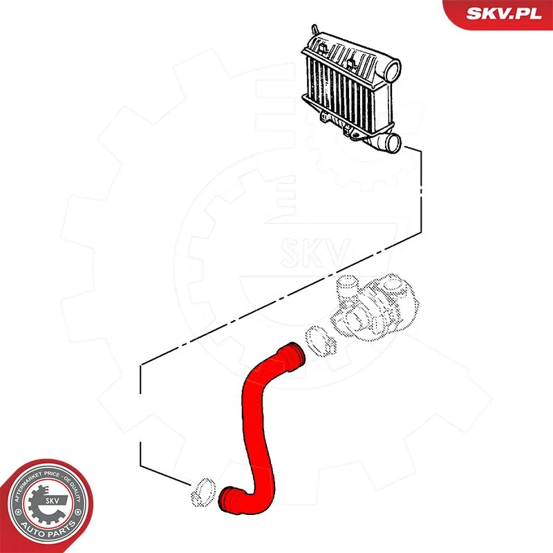 ESEN SKV 54SKV071 Charge Air Hose