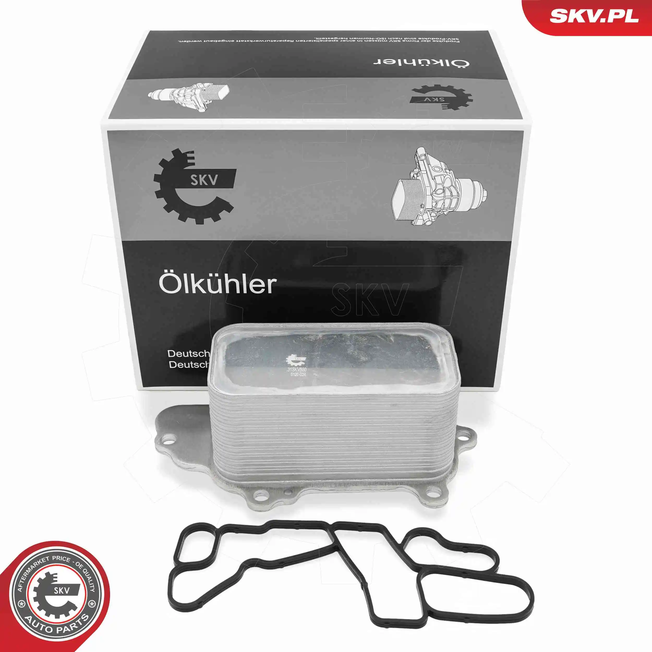 Oil Cooler, engine oil 31SKV380