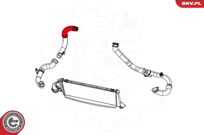 Charge Air Hose 43SKV191