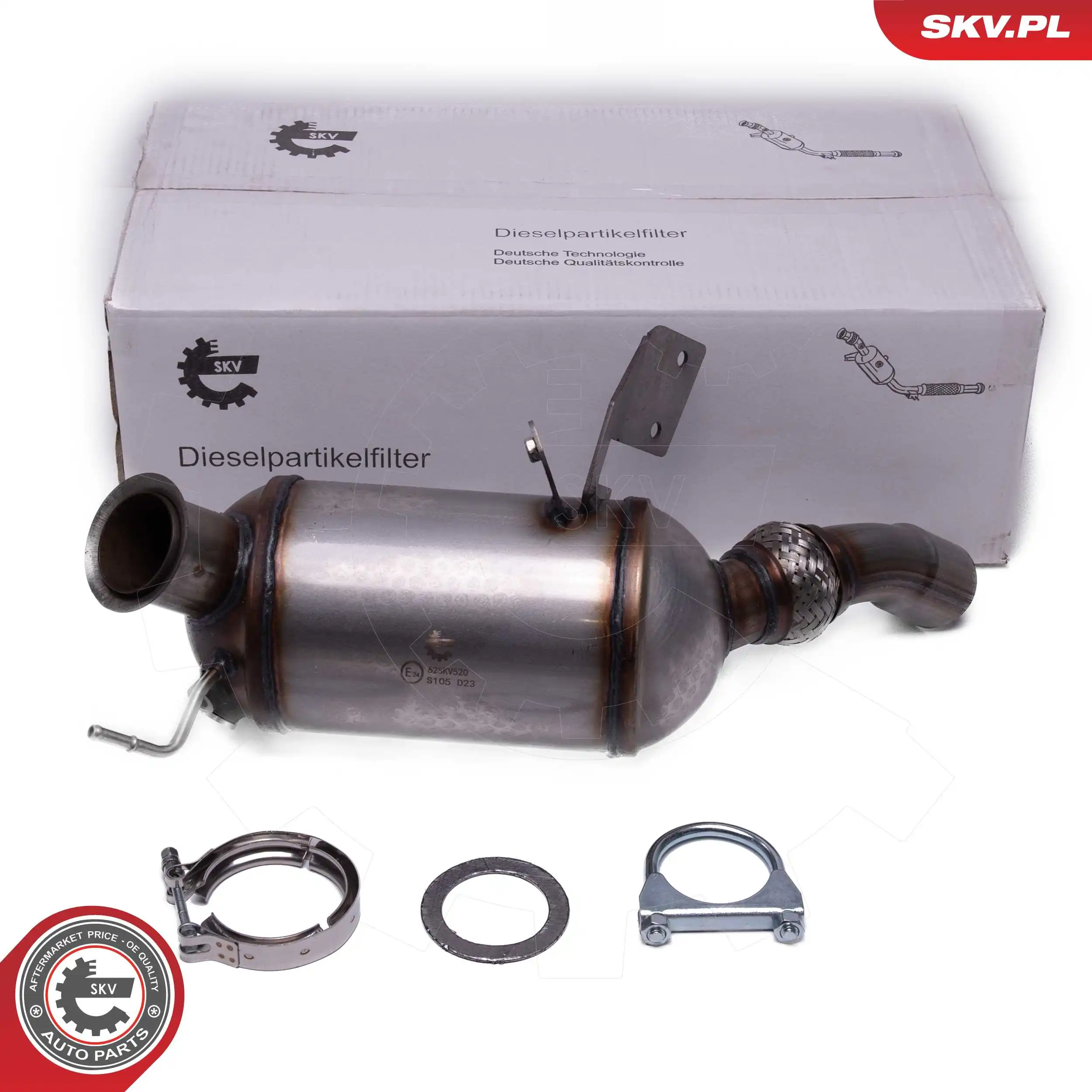 Soot/Particulate Filter, exhaust system 62SKV520