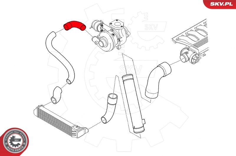 Charge Air Hose 24SKV531
