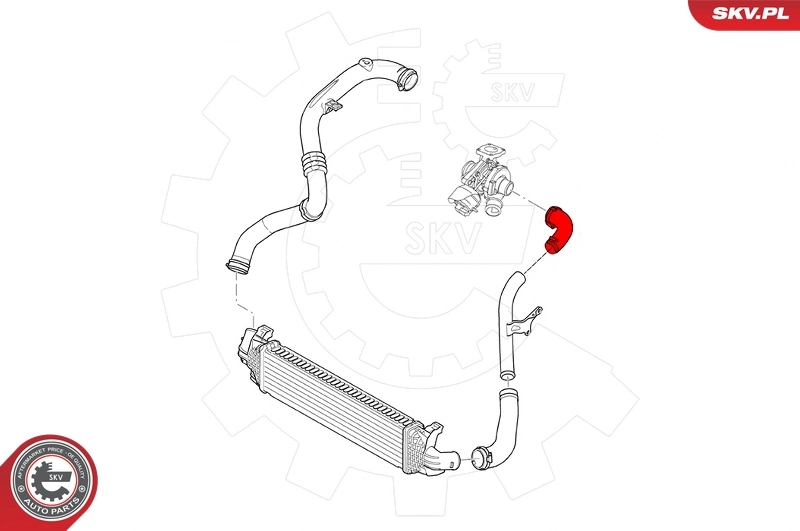 Charge Air Hose 24SKV596