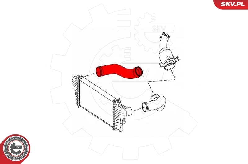 Charge Air Hose 43SKV232