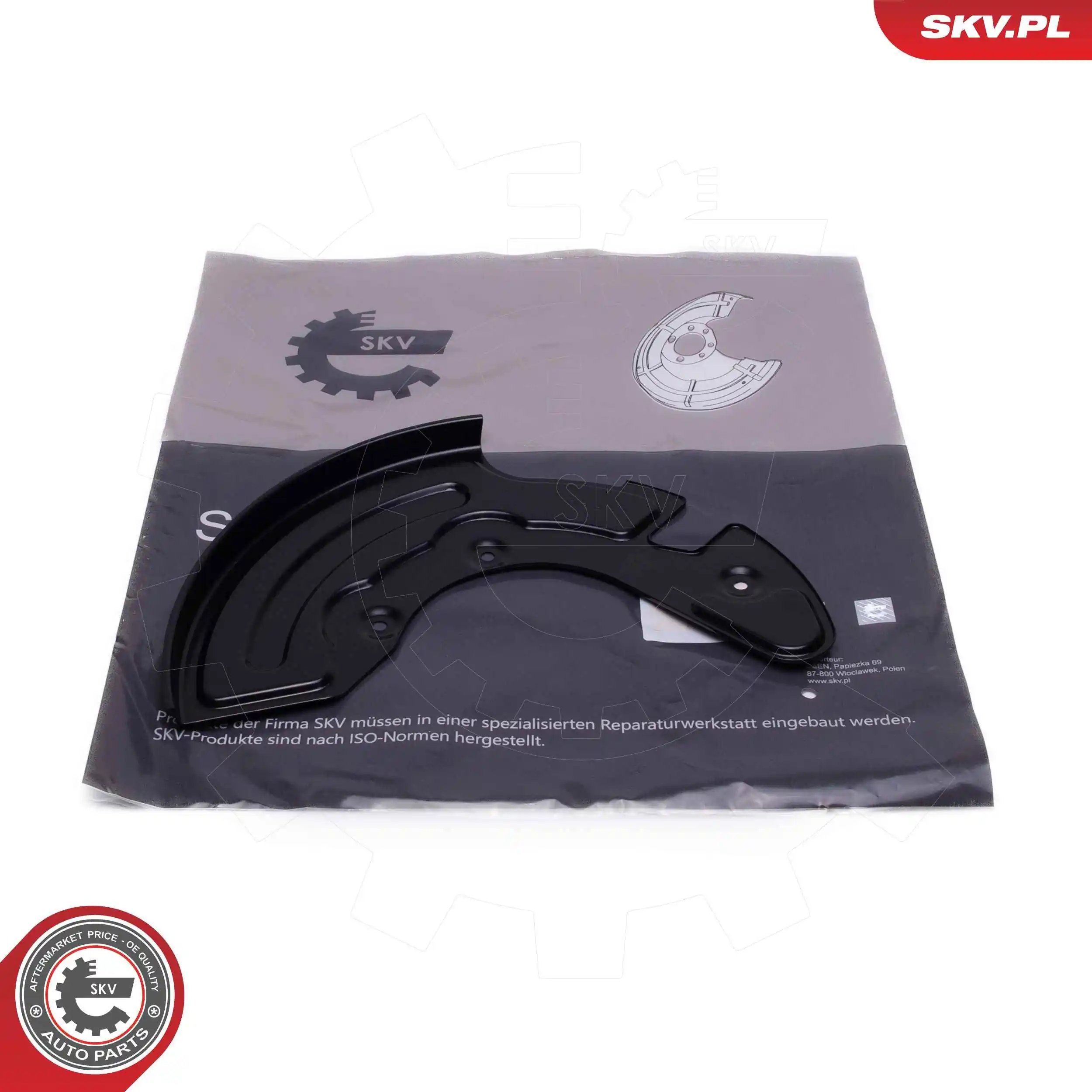 Splash Guard, brake disc 57SKV243