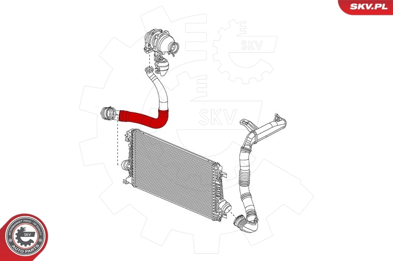 Charge Air Hose 43SKV145