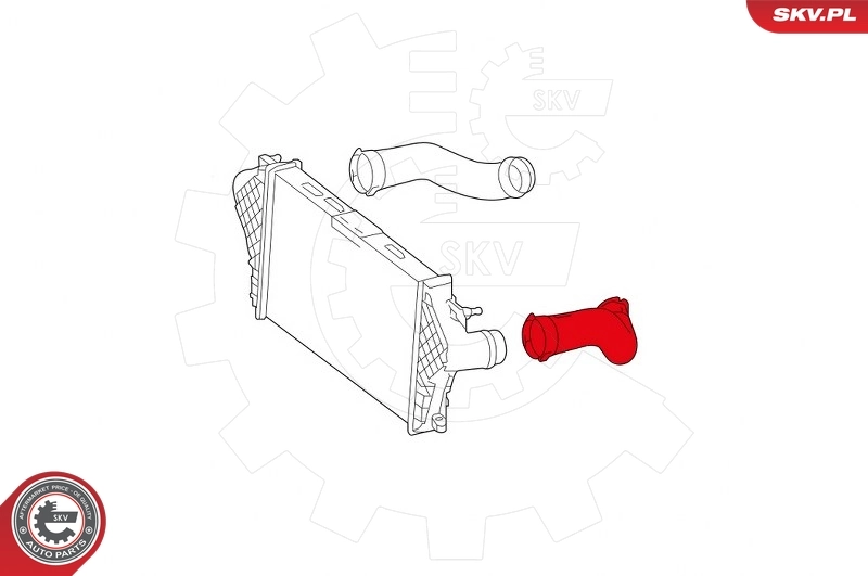Charge Air Hose 43SKV127