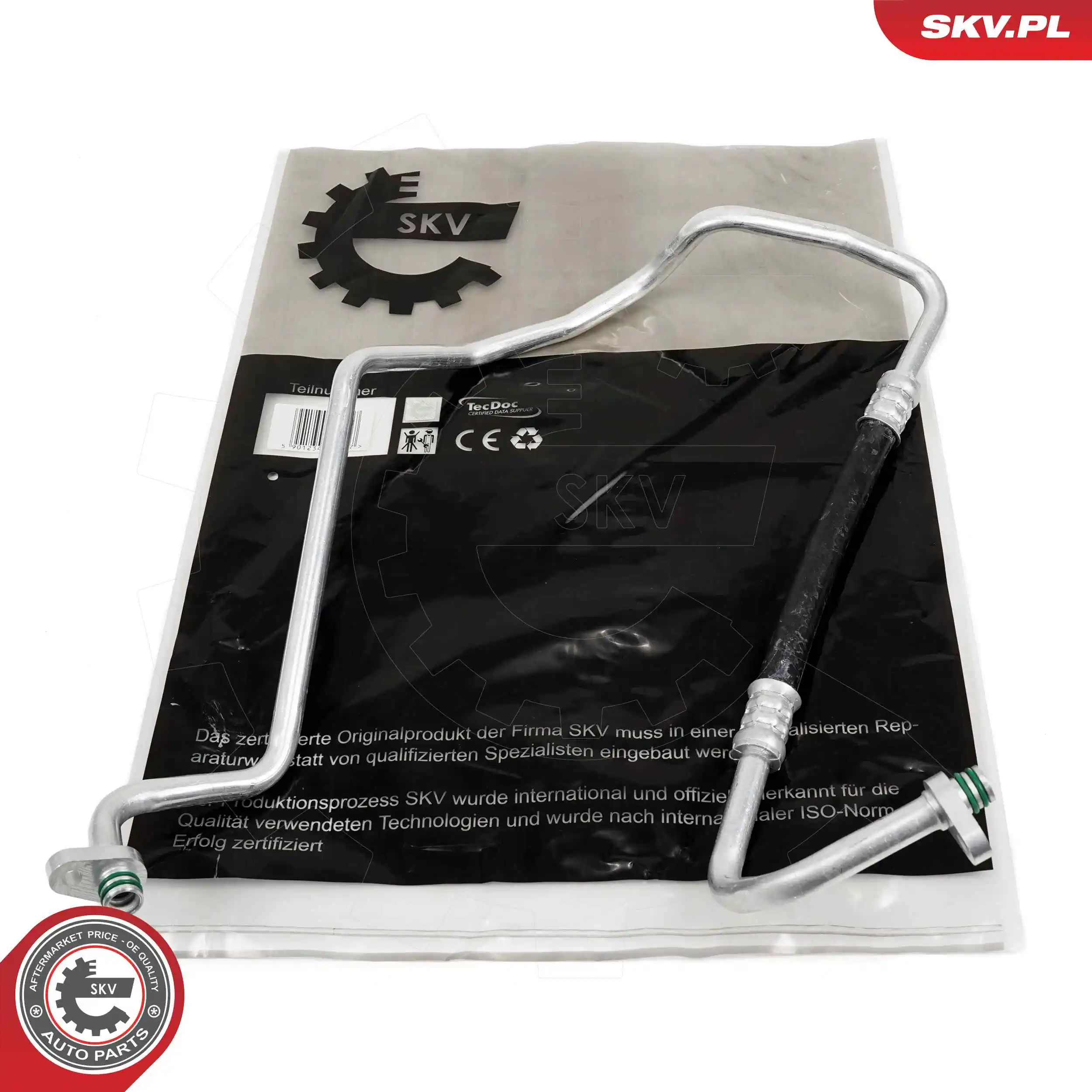 High-/Low Pressure Line, air conditioning 43SKV595