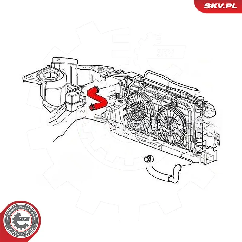 ESEN SKV 43SKV610 Coolant Pipe