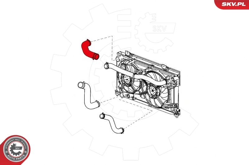 Charge Air Hose 43SKV131
