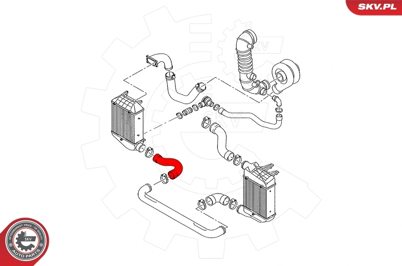 Charge Air Hose 43SKV414