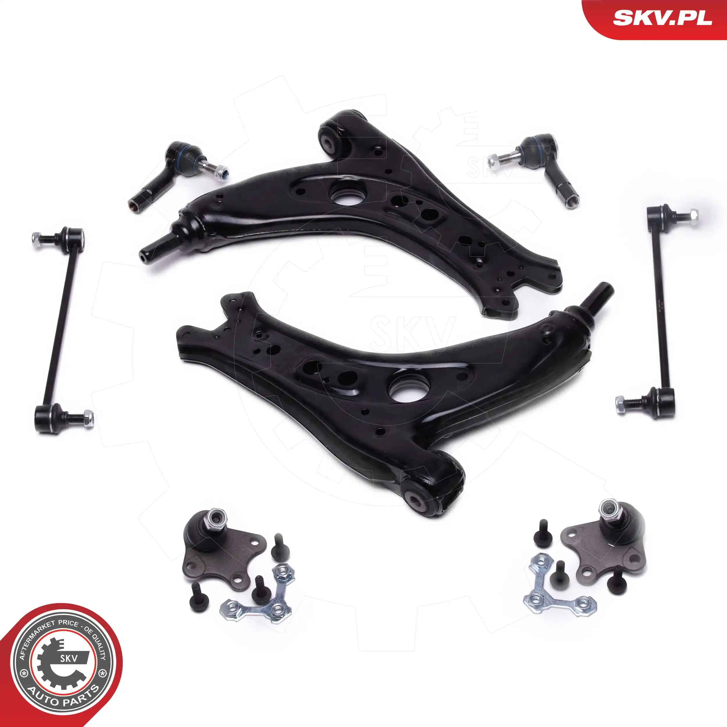 Control/Trailing Arm Kit, wheel suspension 04SKV740