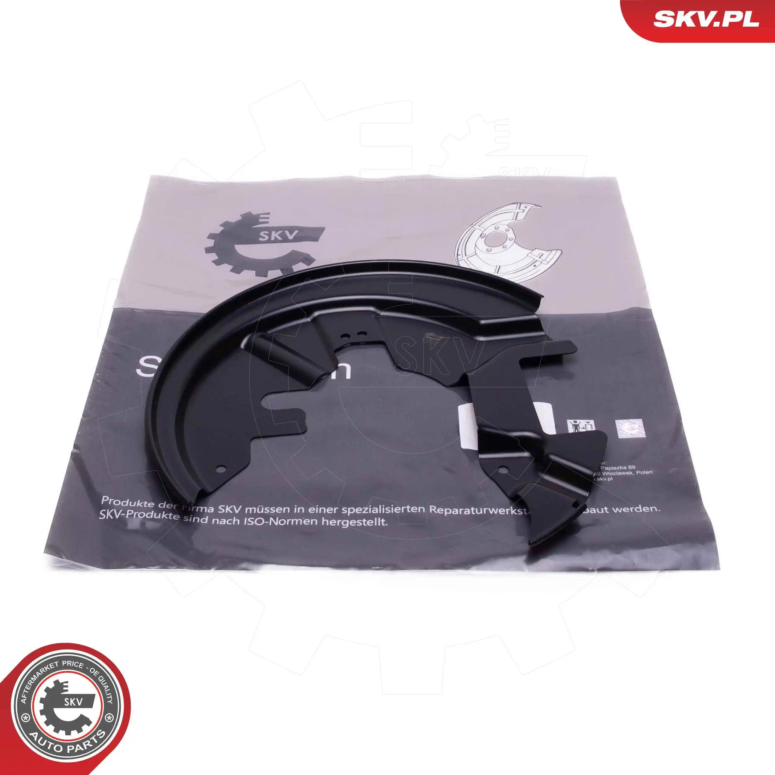 Splash Guard, brake disc 57SKV262