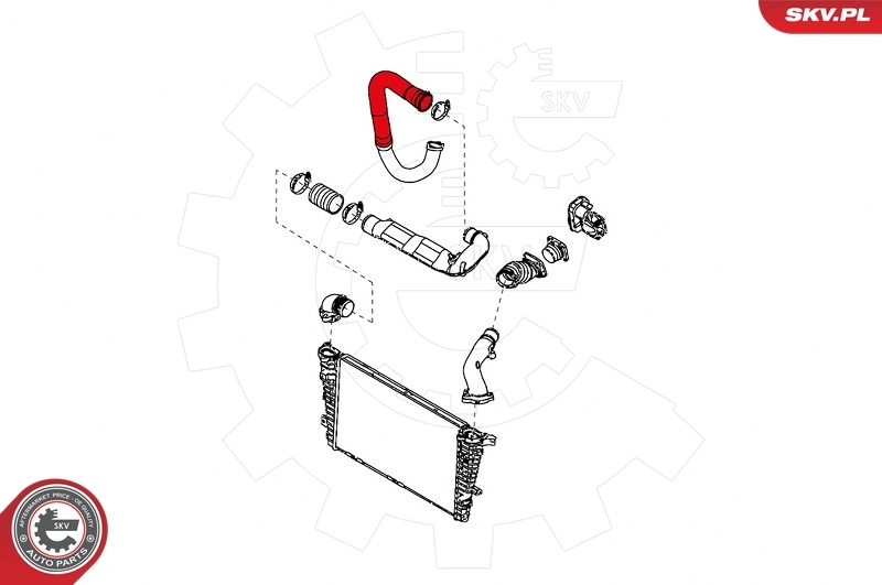 Charge Air Hose 24SKV969