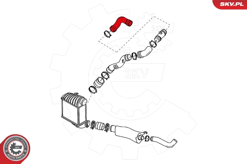 Charge Air Hose 24SKV165