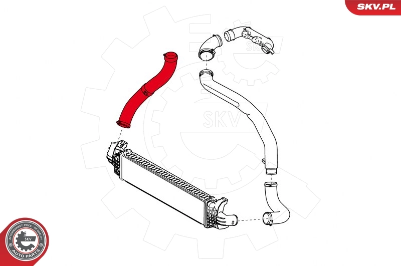 ESEN SKV 24SKV856 Charge Air Hose