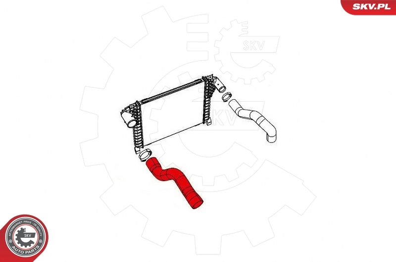 ESEN SKV 43SKV001 Charge Air Hose