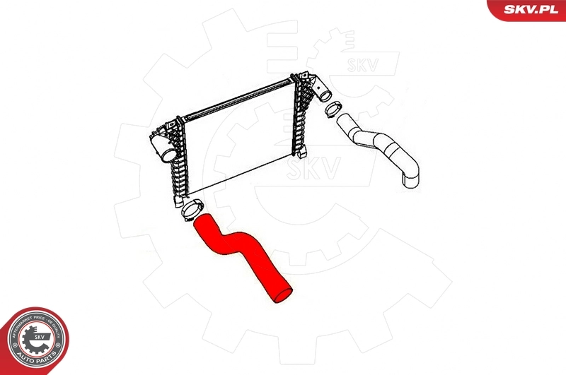 Charge Air Hose 43SKV184