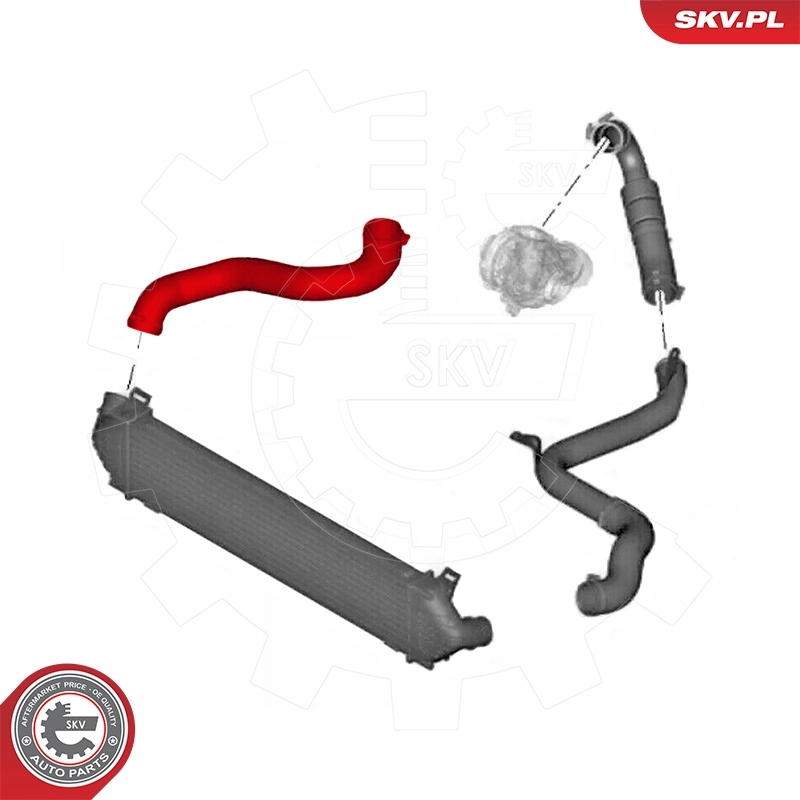 Charge Air Hose 43SKV158