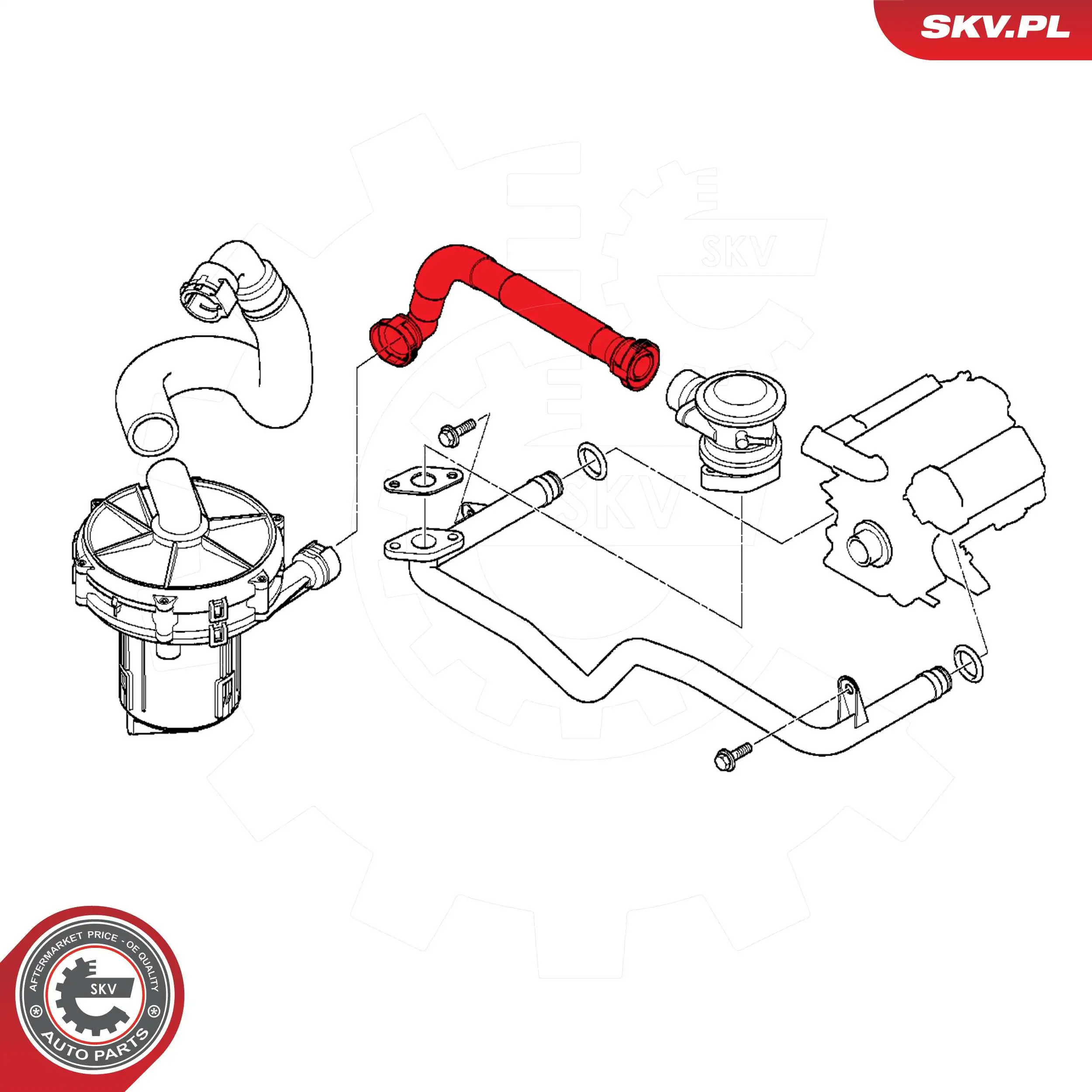 Hose, crankcase ventilation 54SKV750