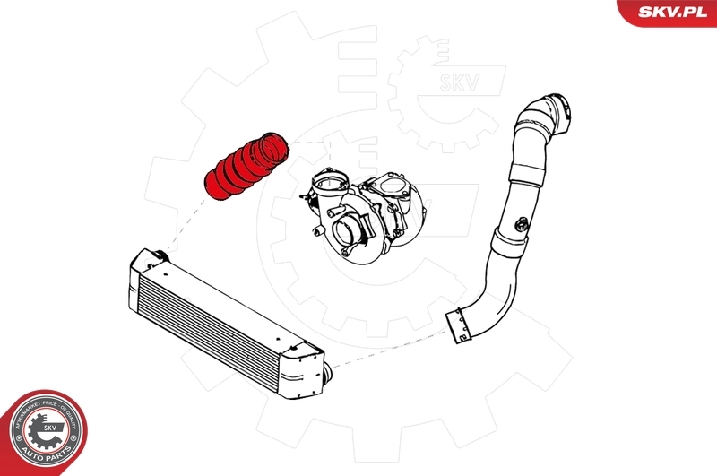 Charge Air Hose 24SKV153