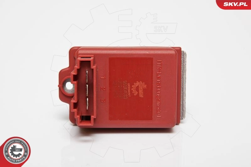 Resistor, interior blower 95SKV033