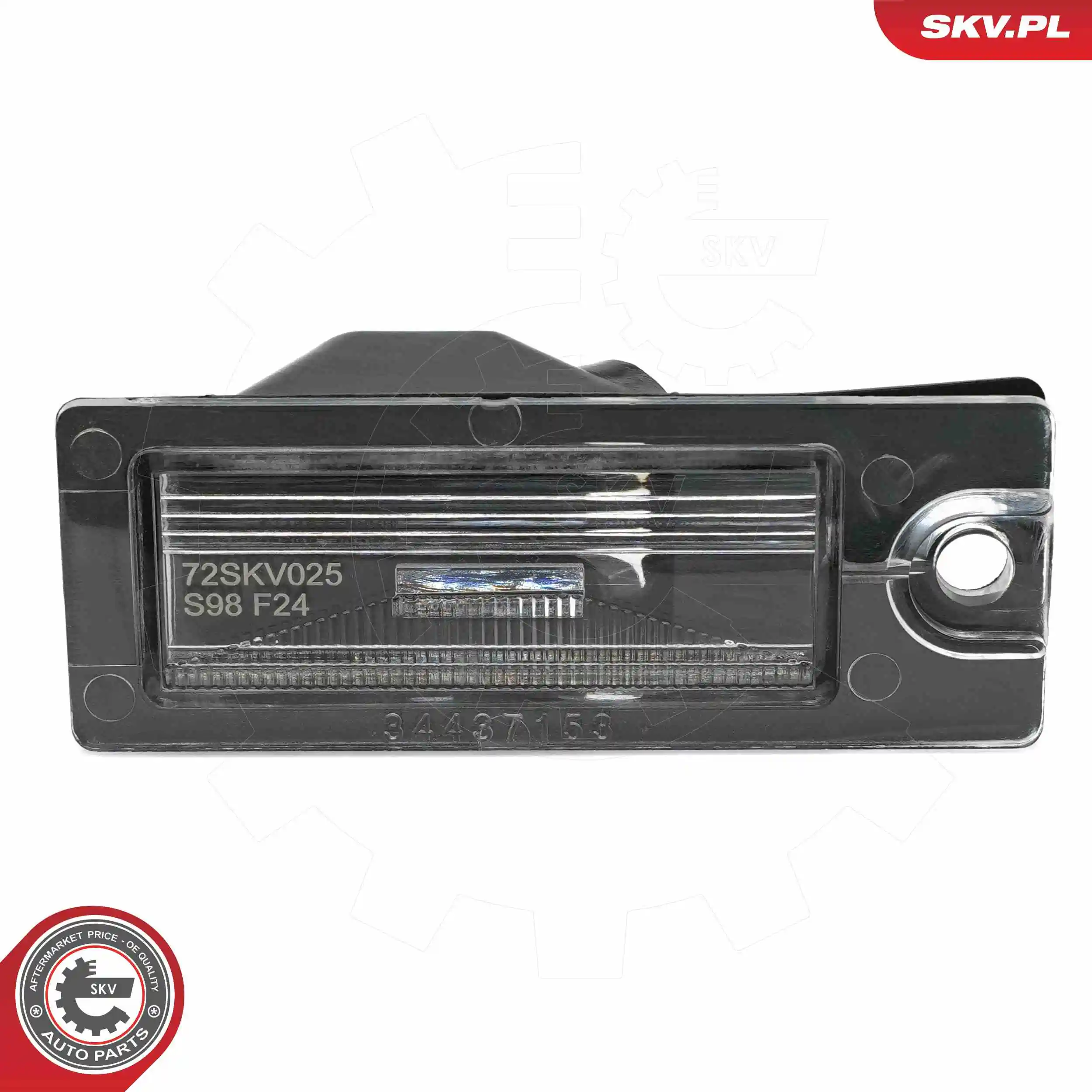 Licence Plate Light 72SKV025