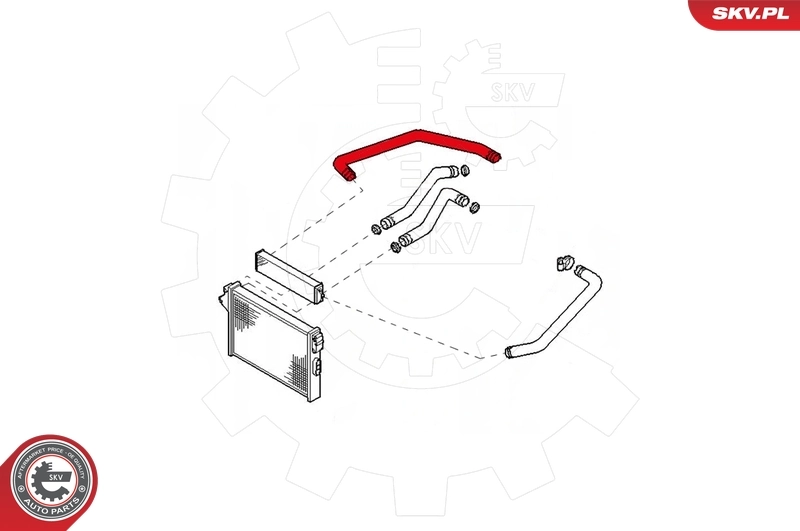 Charge Air Hose 43SKV091