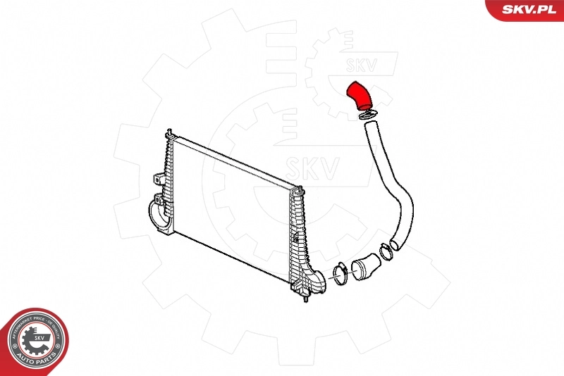 ESEN SKV 43SKV318 Charge Air Hose