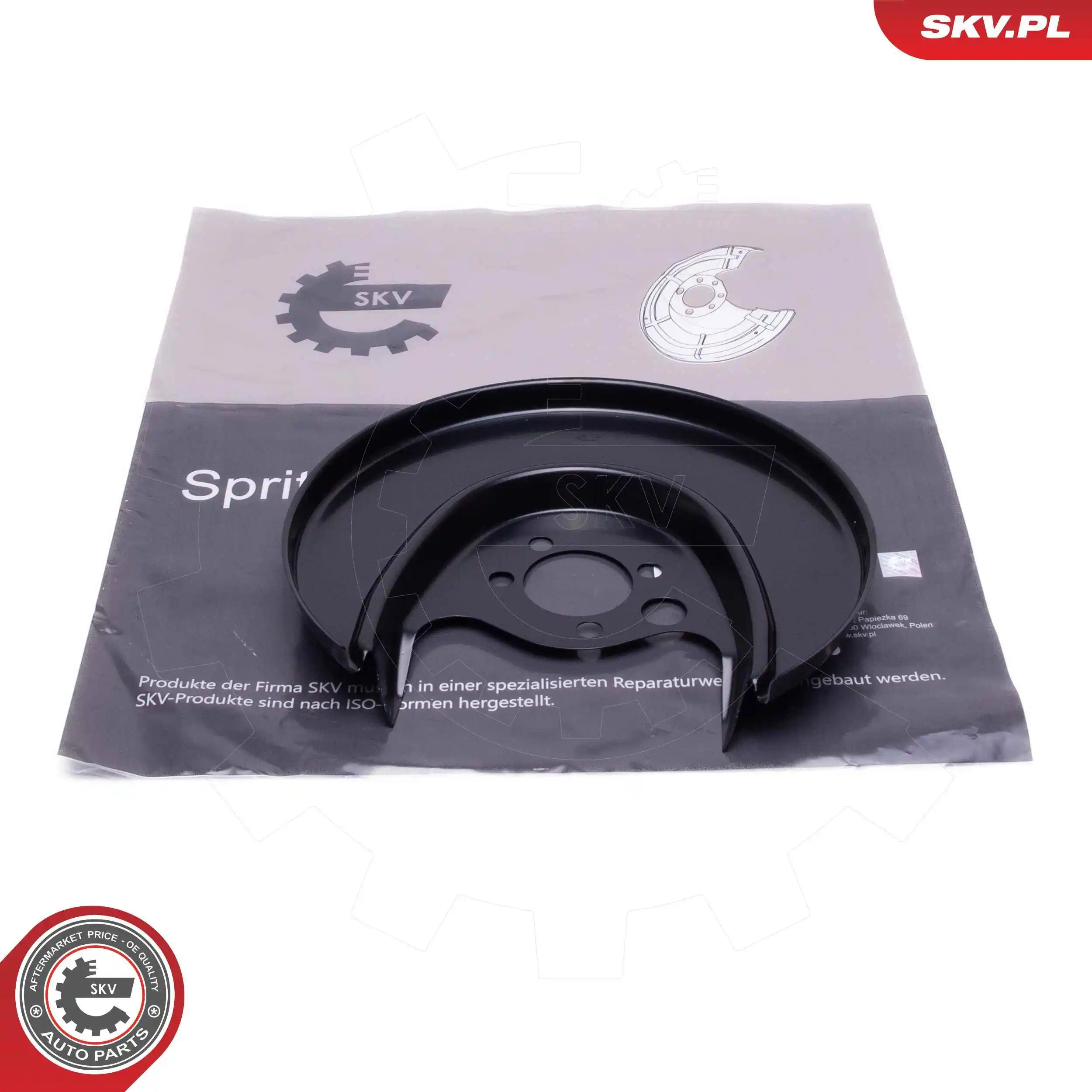 Splash Guard, brake disc 57SKV736