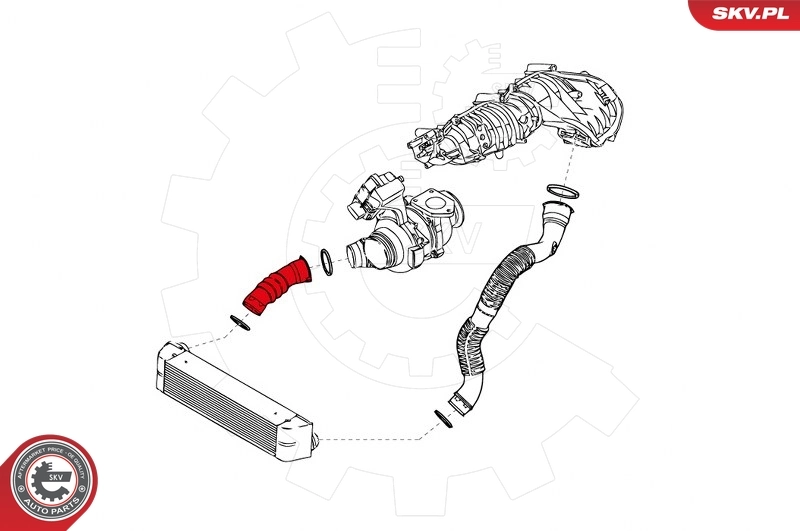 Charge Air Hose 24SKV861