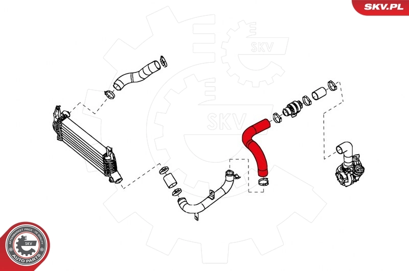 Charge Air Hose 24SKV658
