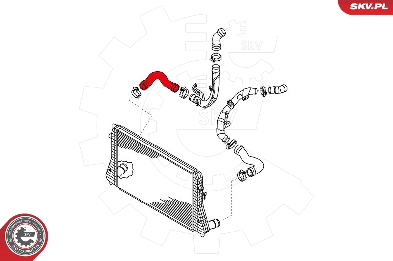 Charge Air Hose 43SKV112