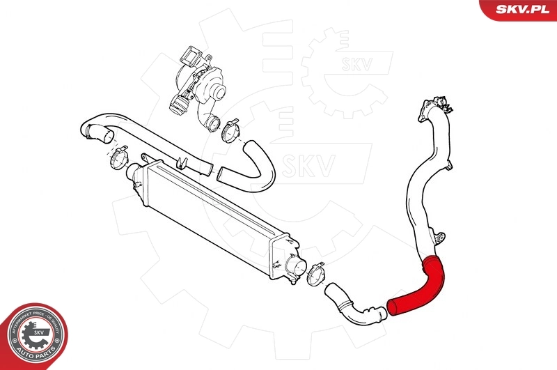 Charge Air Hose 24SKV940