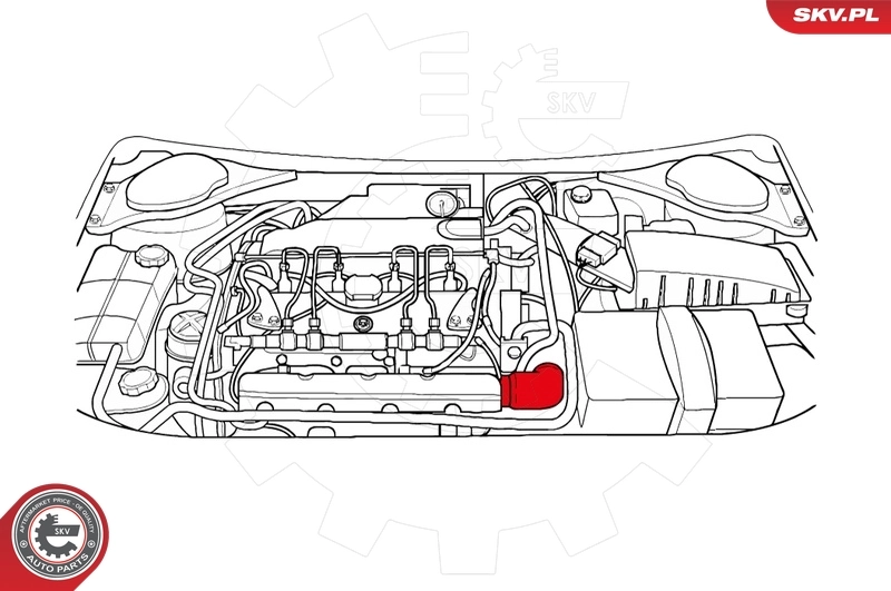 Charge Air Hose 24SKV216