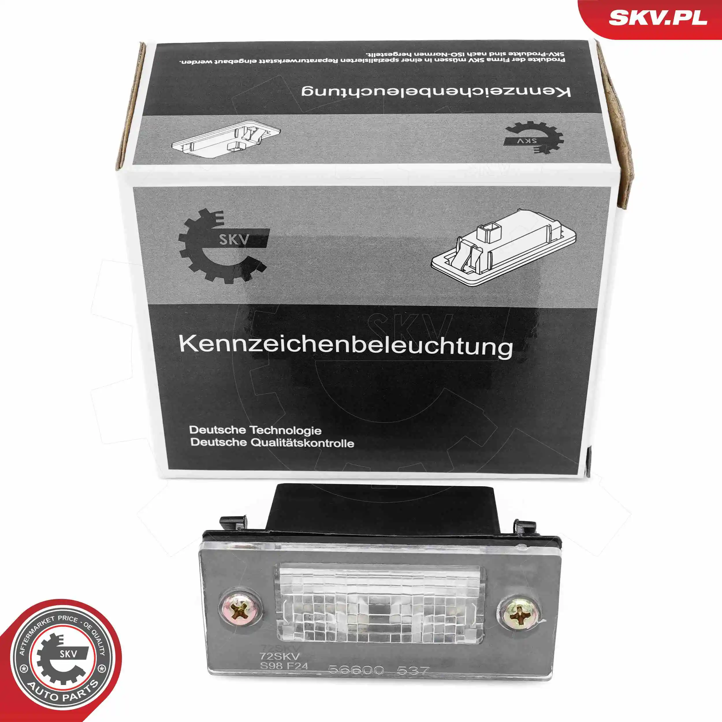 Licence Plate Light 72SKV027