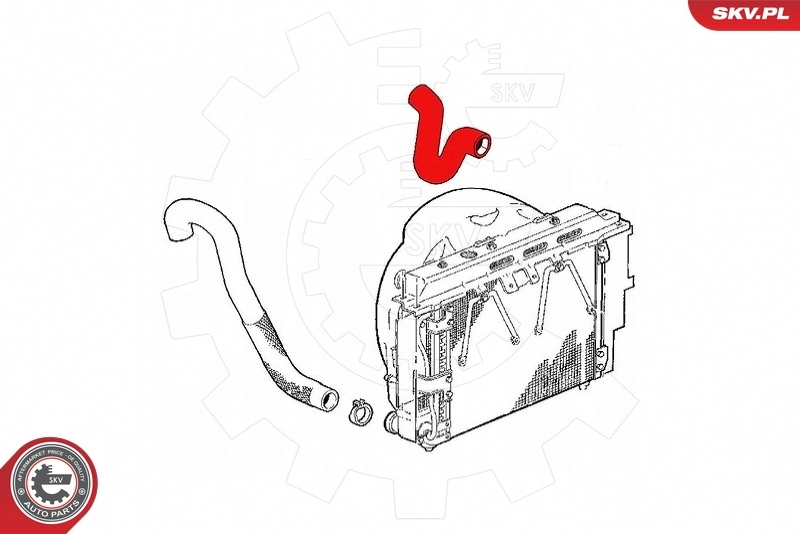 Charge Air Hose 43SKV310