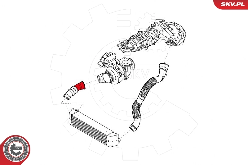 Charge Air Hose 24SKV707
