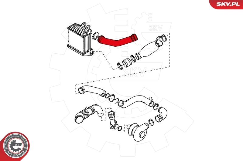 ESEN SKV 24SKV035 Charge Air Hose