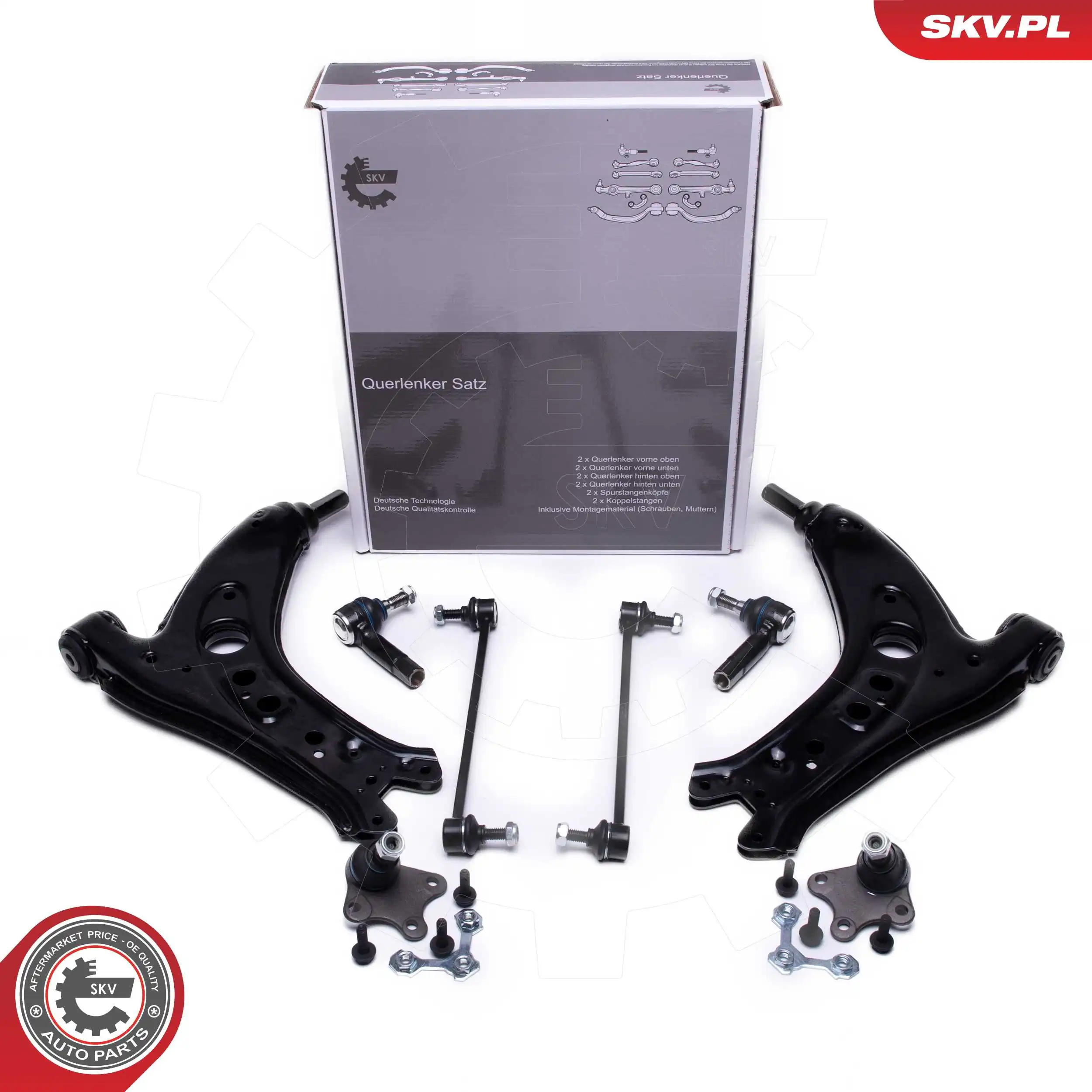 Control/Trailing Arm Kit, wheel suspension 04SKV740