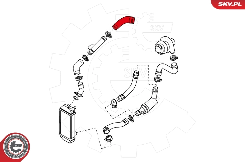 Charge Air Hose 24SKV187