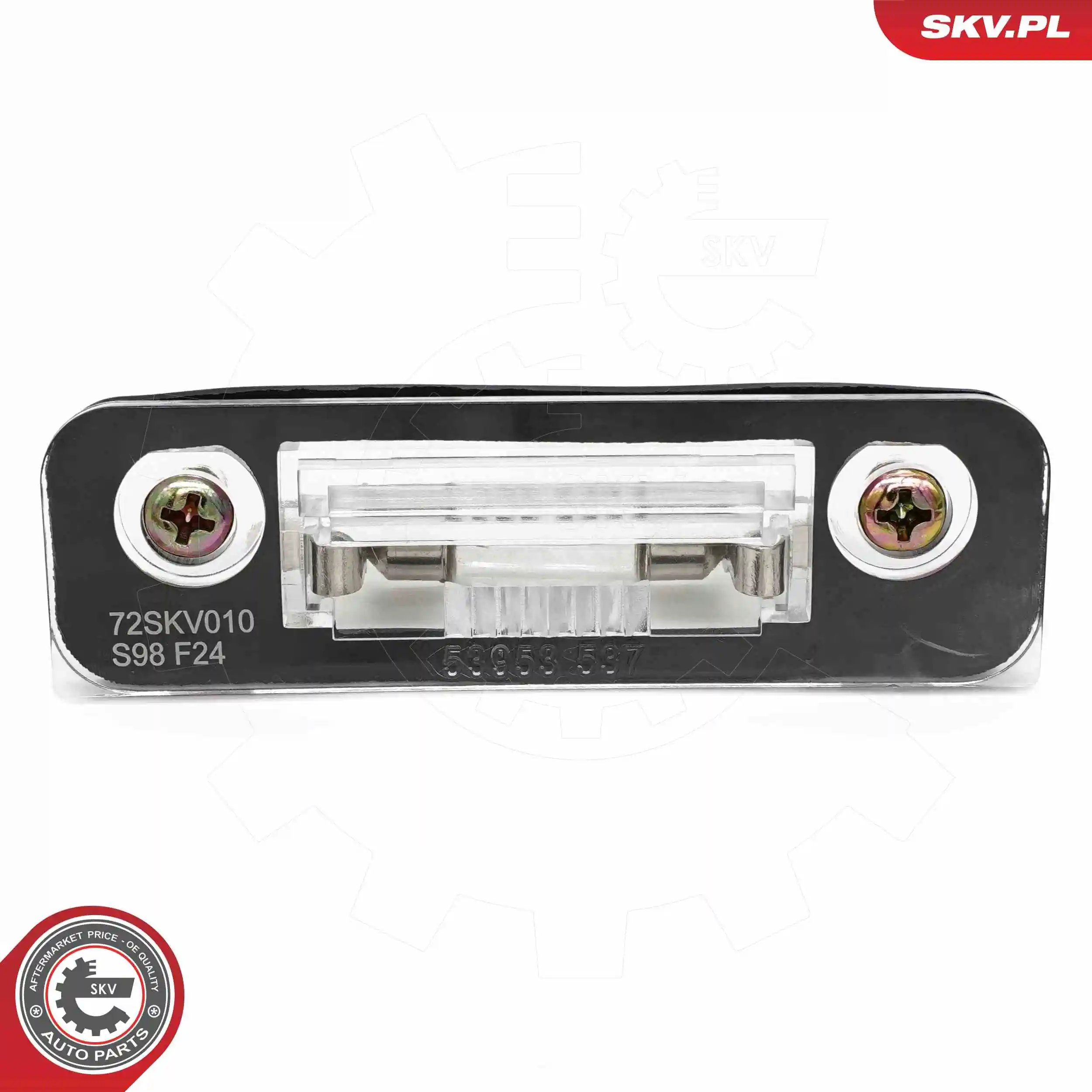 Licence Plate Light 72SKV010