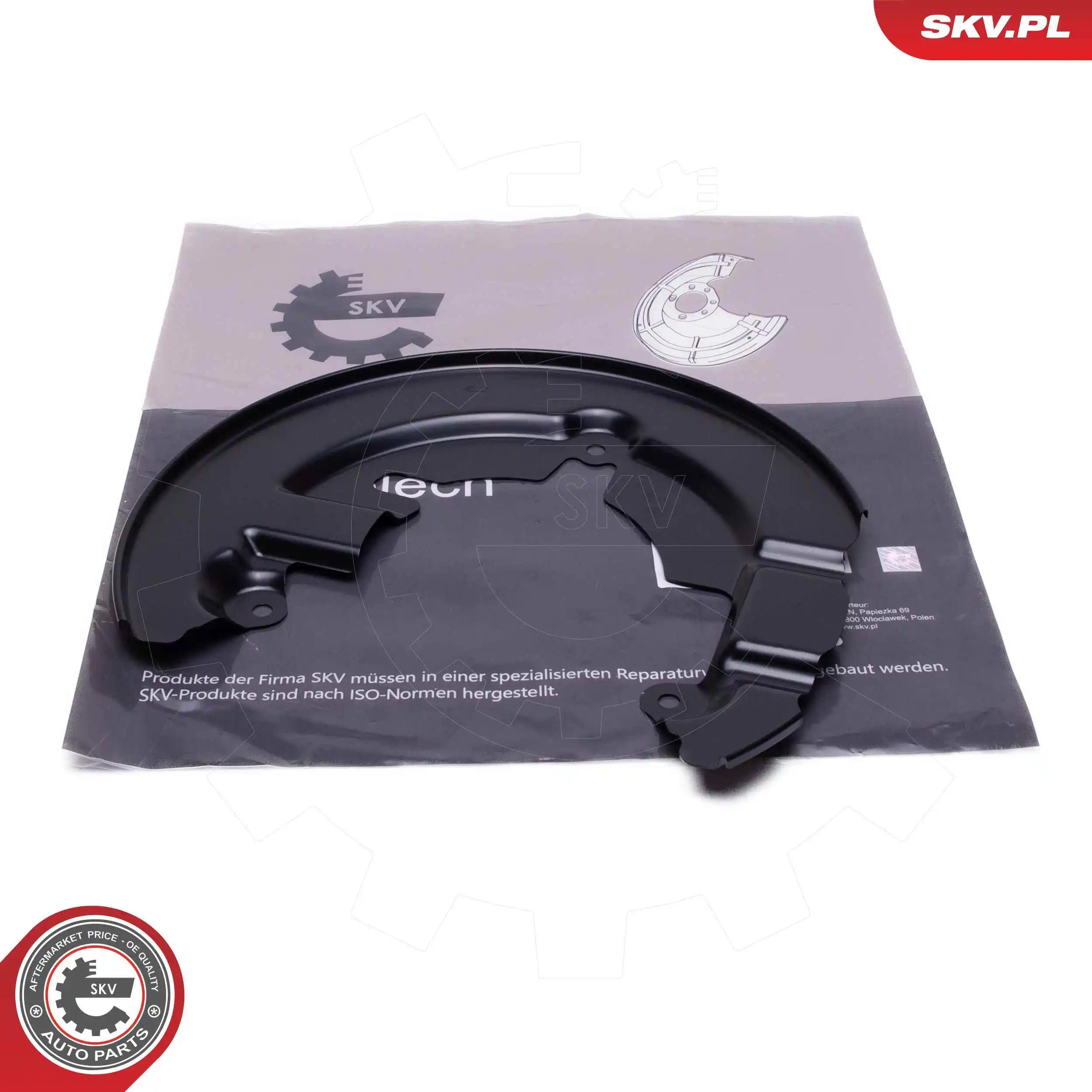 Splash Guard, brake disc 57SKV240