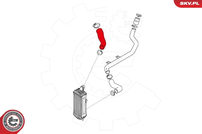 Charge Air Hose 24SKV909