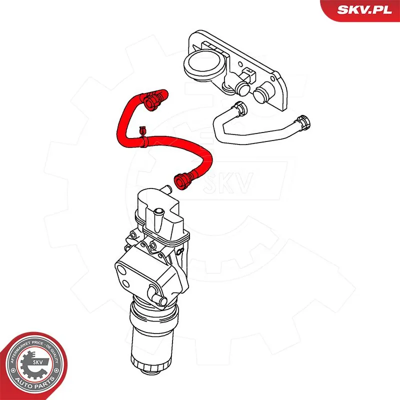 Hose, crankcase ventilation 54SKV037