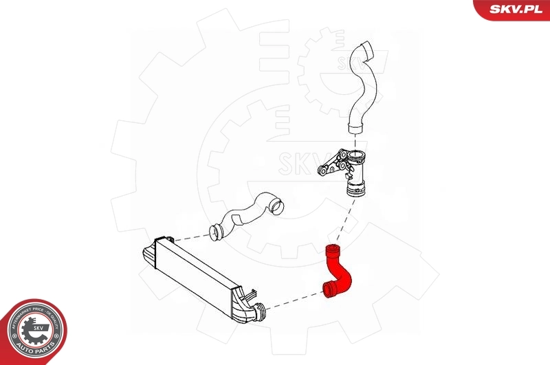 ESEN SKV 43SKV230 Charge Air Hose