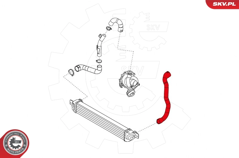 Charge Air Hose 24SKV674